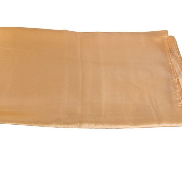 Peach Wild Rag Large Scarf 35x35" Satin Western Accessory Cowgirl or Cowboy - Picture 6 of 11